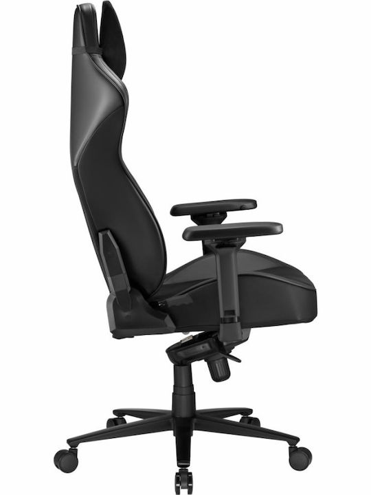 Serioux Prime Artificial Leather Gaming Chair with Adjustable Arms Gray