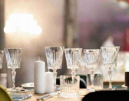 RCR Σετ Ποτήρια για Λευκό Κρασί από Κρύσταλλο Κολωνάτα 300ml 6τμχ
