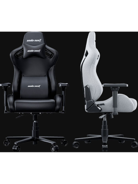Anda Seat Kaiser 2 Frontier XL Καρέκλα Gaming Δερματίνης με Ρυθμιζόμενα Μπράτσα Γκρι