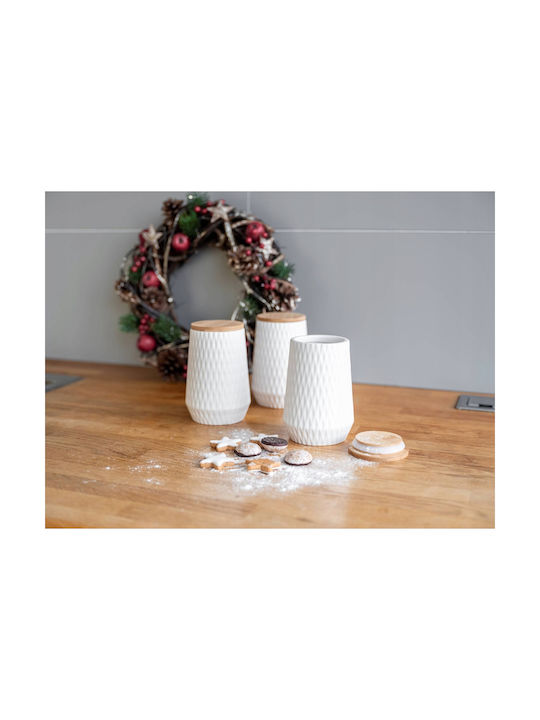 Wenko Vase General Use with Lid Ceramic 600ml
