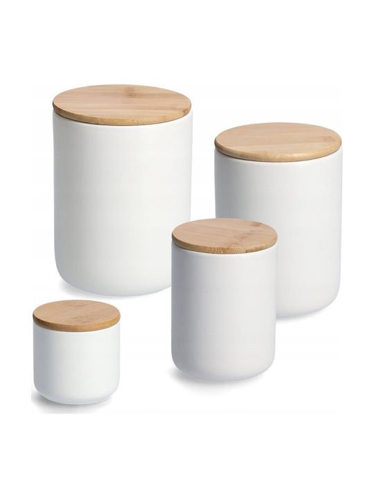 Zeller Βάζο Γενικής Χρήσης με Καπάκι Κεραμικό 1540ml
