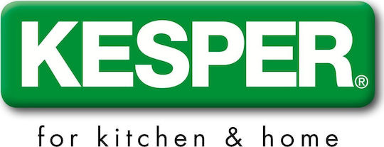 Kesper Set of 2 General Use Glass Jars with Lid Transparent 10x15cm 2 Pieces