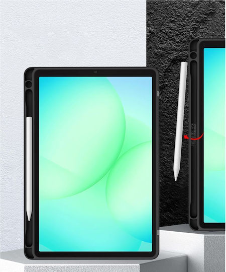 Tech-Protect SC Pen Hybrid Флип Капак Черен Galaxy Tab A9+, A11+ Plus, X210, X215, X216, X230, X235, X236