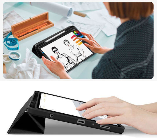 Tech-Protect Sc Pen Hybrid Galaxy Tab A9 A11 8.7 X110 X115 X133 X135 Черен