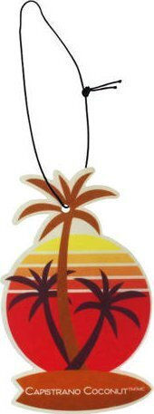California Scents Αρωματική Καρτέλα Κρεμαστή Αυτοκινήτου Hang Out Palms Capistrano Coconut