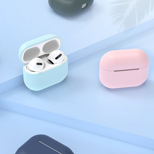Hurtel Soft Θήκη Σιλικόνης Dark Blue για Apple AirPods 3