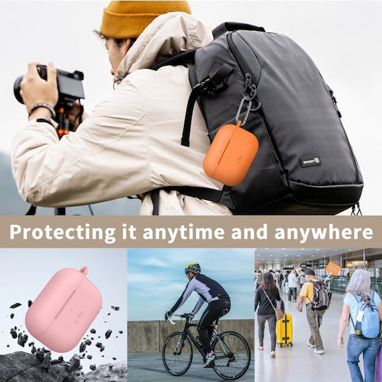 Tech-Protect Silikon Haken Tasche in Grauer Farbe für Apple AirPods Pro 3