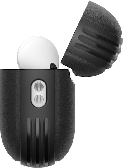 Spigen Vault Case Silicone with Hook in Black color for Apple AirPods Pro 3