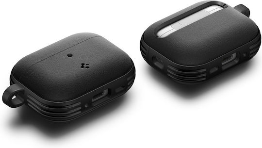 Spigen Vault Case Silicone with Hook in Black color for Apple AirPods Pro 3