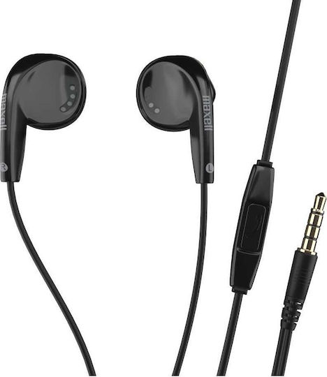 Maxell Pure Buds Earbuds Handsfree με Βύσμα 3.5mm Μαύρο