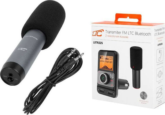 LTC Audio FM Transmitter Αυτοκινήτου με Bluetooth / MicroSD