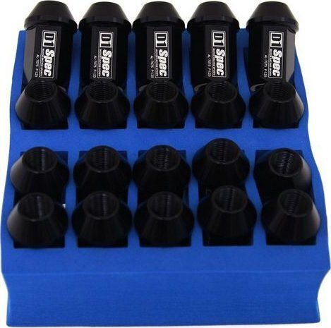 D1spec Forged Nuts D1spec Alu 12x1.5 Black