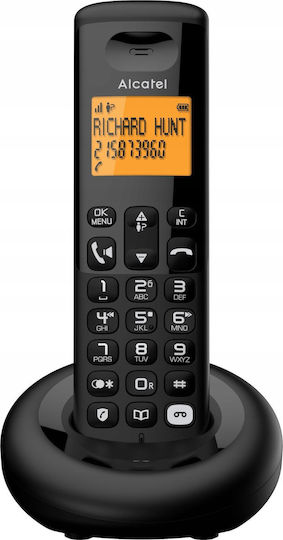 Alcatel E260 Cordless Phone with Greek Menu Black