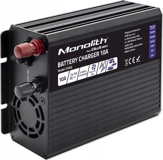 Qoltec Încărcător Baterie Auto 24V