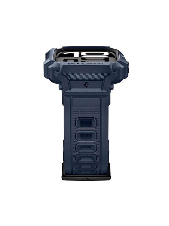 Spigen Rugged Armor Pro 2 Θήκη Σιλικόνης Navy για Apple Watch 42mm