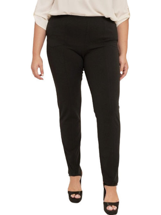 Women's Fabric Trousers Black