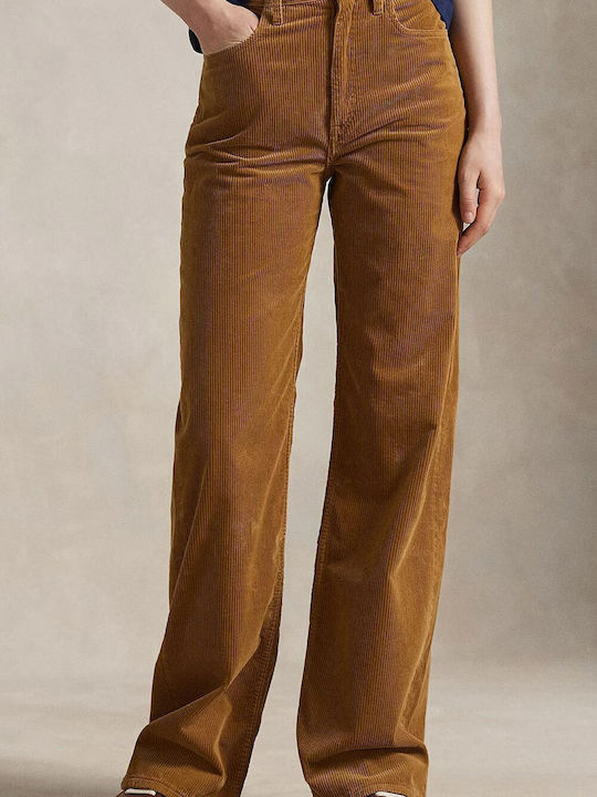 Γυναικείο Υφασμάτινο Παντελόνι Light Beige