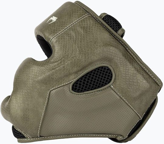 Venum Adult Full Face Boxing Headgear Synthetic Leather Green