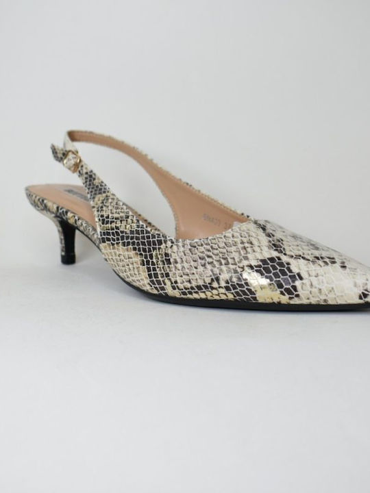 Γόβες Animal Print Μπεζ