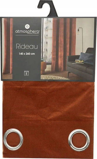 Atmosphera Lilou με Τρουκς Καφέ 140x260εκ.