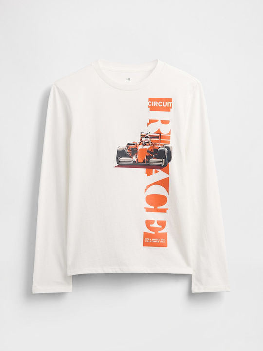Kids' Shirt Long Sleeve Off White