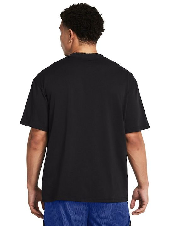 Under Armour Heavyweight T-shirt Μαυρο