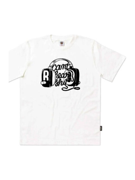 Cant Hear Seasonal T-shirt White