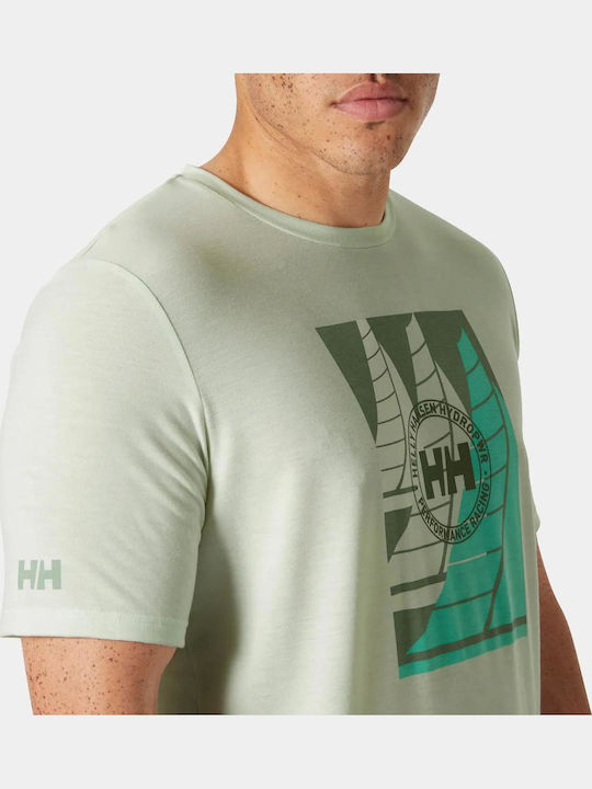 Hp Race Graphic Αθλητικό T-shirt Azid Lime