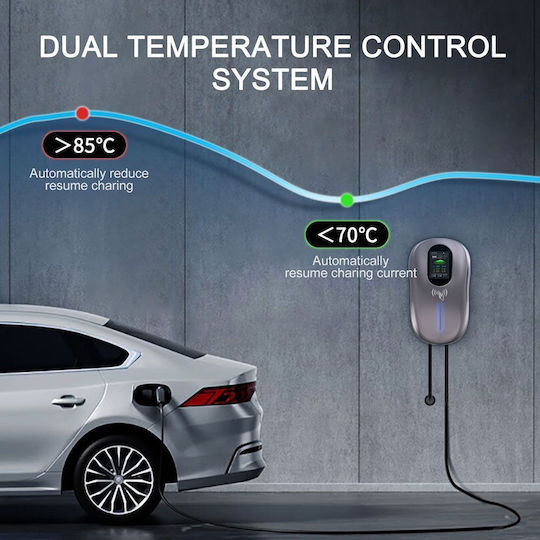 Digital IQ Wall Mounted 22kW Charging Station Type 2 (DIQ EV WCH 93222)