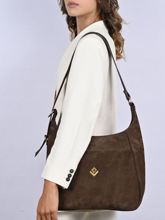 Leather Women's Bag Shoulder Brown