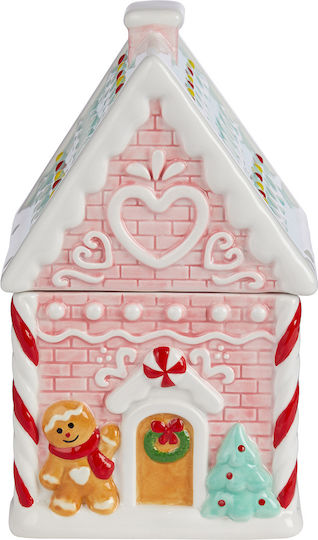Butlers Christmas Container Pink Width 16cm.