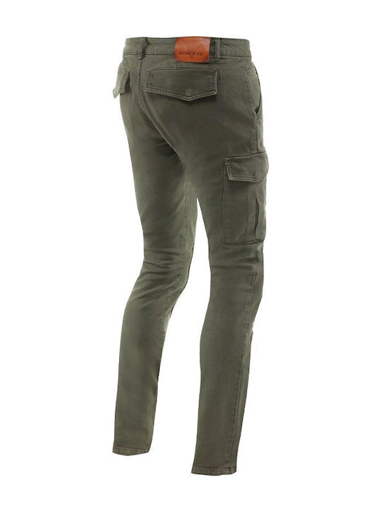 Dainese Cargo Slim Tapered Ανδρικό Παντελόνι Καλοκαιρινό Πράσινο