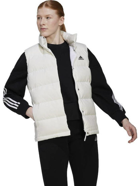 Performance Women's Short Puffer Jacket for Winter White