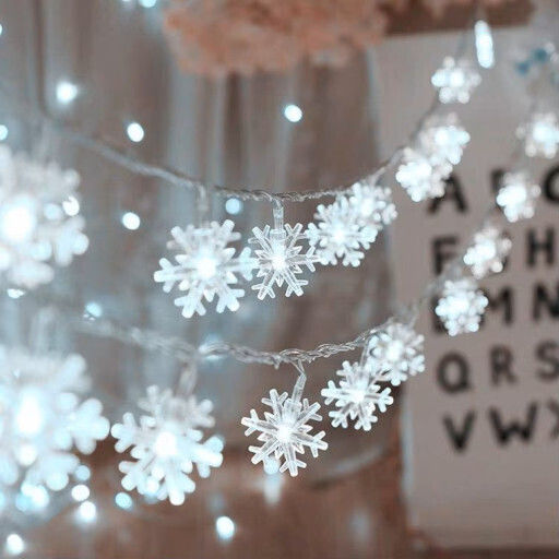 10 Lights LED 1.5m. White Battery in String 1pcs