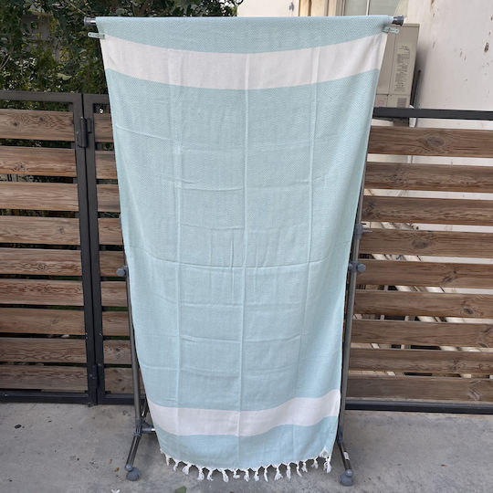 Pestemal Beach Towel Cotton Green 180x100cm.