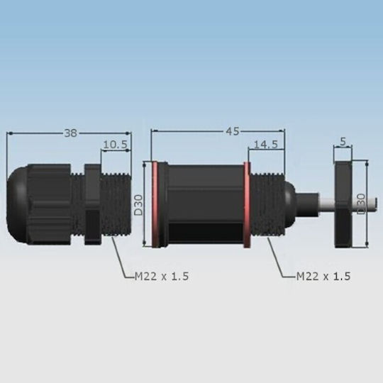 E Zy.Net 1Stück (EZ-RJ45ECE22-S)