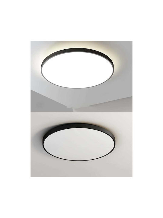 Lightplanet Deckenleuchte Badezimmer 40cm Transparente mit Integrierte LED
