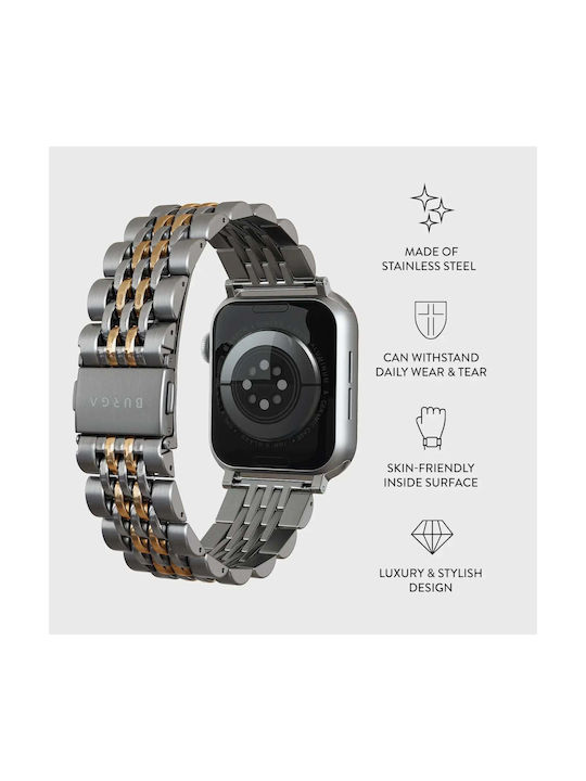 Burga Armband Gold (Apple Watch 4/5/6/7/8/9/10/11, SE (1/2/3)) Burga Armband Gold (Apple Watch 4/5/6/7/8/9/10/11, SE (1/2/3))