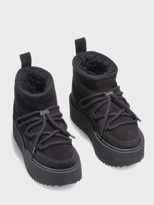 Women's Ankle Boots Platform Black
