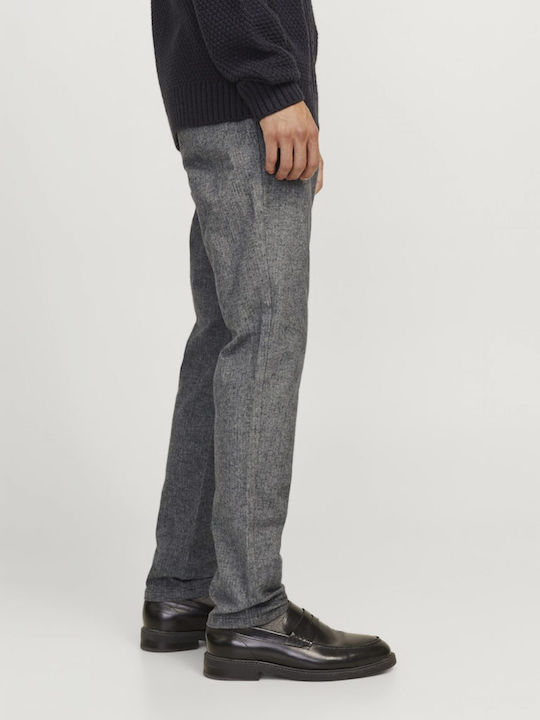 Παντελόνι Chino Ελαστικό σε Slim Εφαρμογή Light Grey Melange