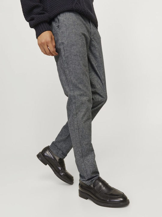 Παντελόνι Chino Ελαστικό σε Slim Εφαρμογή Light Grey Melange