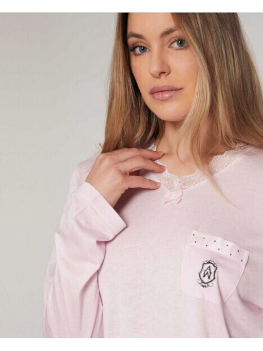 Admas Set Pijamale pentru Femei Rosa