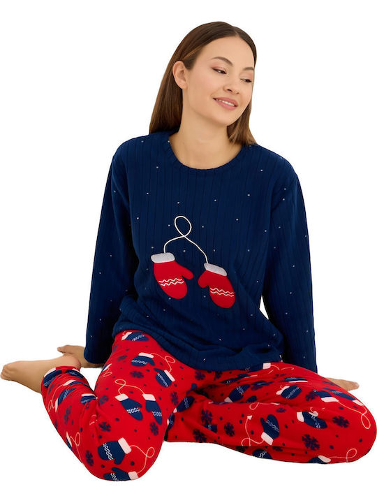 Boyraz Winter Damen Pyjama-Set