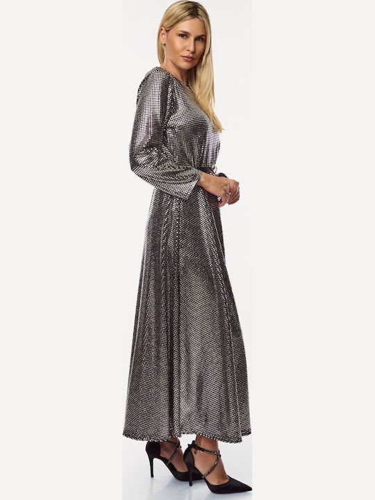 Maxi Abendkleid Silver
