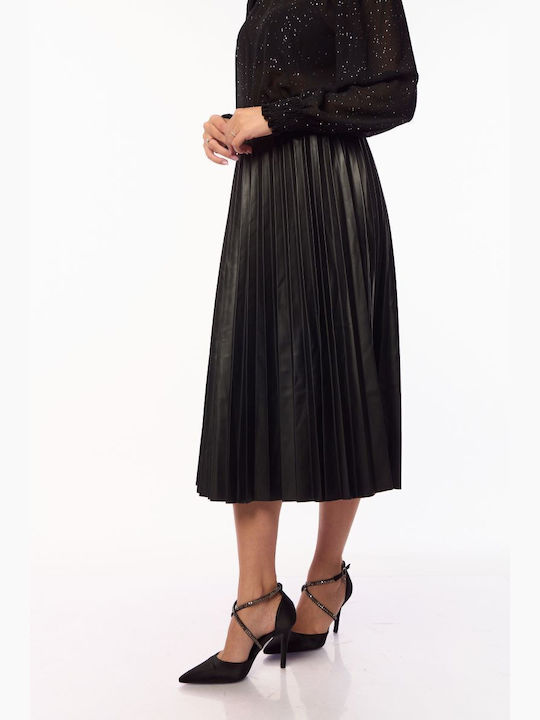 Leather Skirt Black