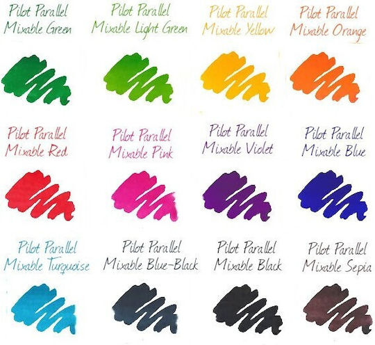 Pilot Parallel Replacement Ink for Pen Orange