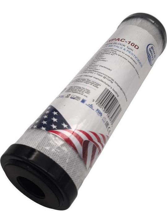 Water Filter Replacement for Faucet made of Activated Carbon 1 μm