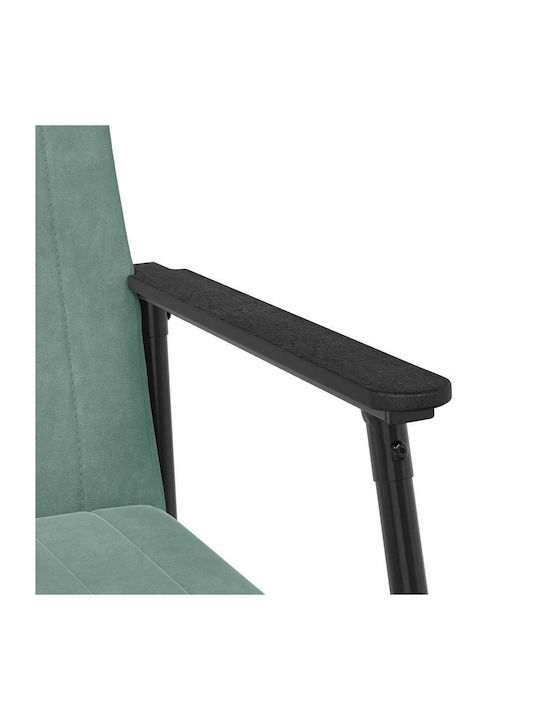 Πολυθρόνα Βελούδινη Θαλασσί 59x75x78cm