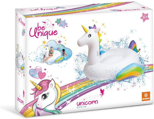Mondo Saltea Gonflabilă Pentru Plajă Unicorn Albă 37x27cm