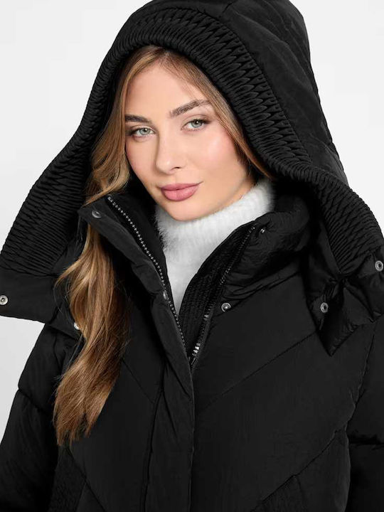 Jachetă de femei Puffer Black